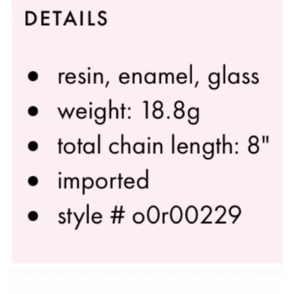 $148 Kate Spade Picnic Perfect Strawberry Charm Bracelet - Picture 4 of 6